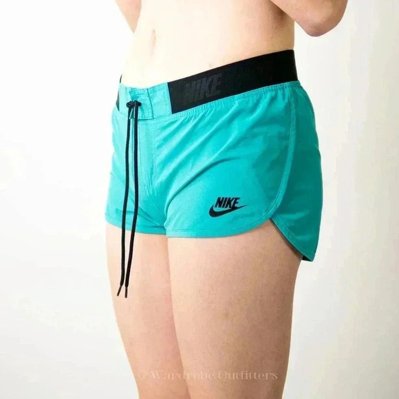 Nike Pants - Nike Eclipse Teal Running Shorts - M